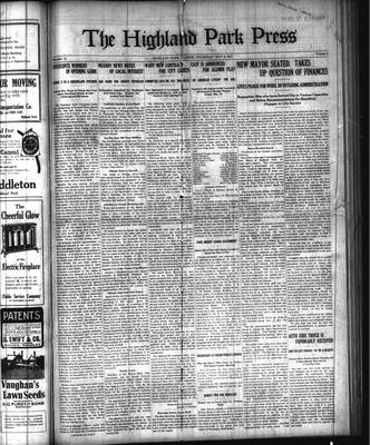 Highland Park Press (1912), 8 May 1913