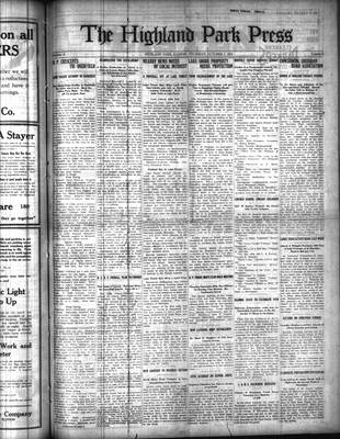 Highland Park Press (1912), 2 Oct 1913