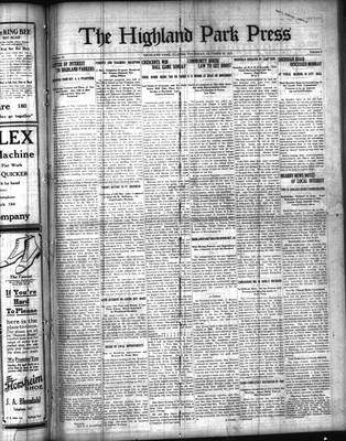 Highland Park Press (1912), 16 Oct 1913