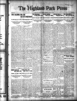 Highland Park Press (1912), 30 Jul 1914