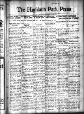 Highland Park Press (1912), 10 Sep 1914