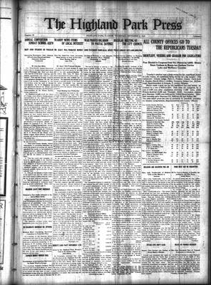 Highland Park Press (1912), 5 Nov 1914