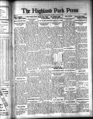 Highland Park Press (1912), 13 Jan 1916