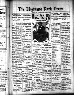 Highland Park Press (1912), 10 Feb 1916