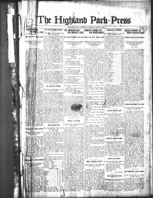 Highland Park Press (1912), 2 Mar 1916