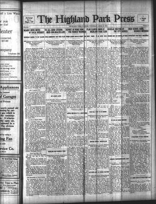 Highland Park Press (1912), 13 Apr 1916