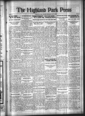 Highland Park Press (1912), 13 Jul 1916