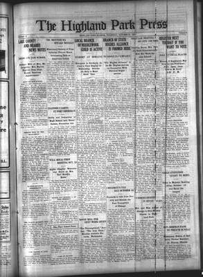 Highland Park Press (1912), 12 Oct 1916