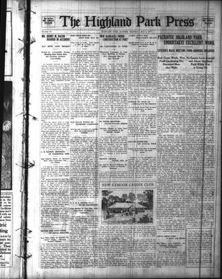 Highland Park Press (1912), 3 May 1917