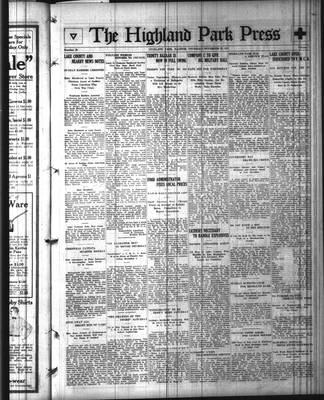 Highland Park Press (1912), 22 Nov 1917