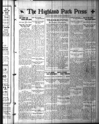 Highland Park Press (1912), 29 Nov 1917