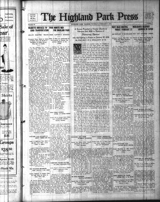 Highland Park Press (1912), 7 Feb 1918