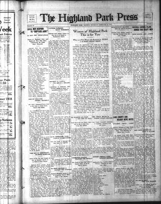 Highland Park Press (1912), 21 Feb 1918