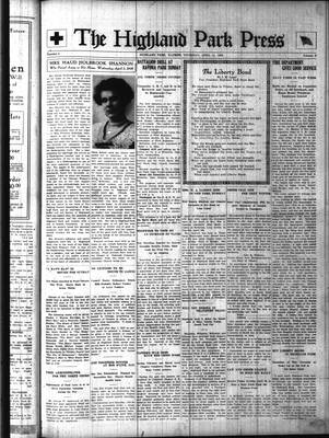 Highland Park Press (1912), 11 Apr 1918