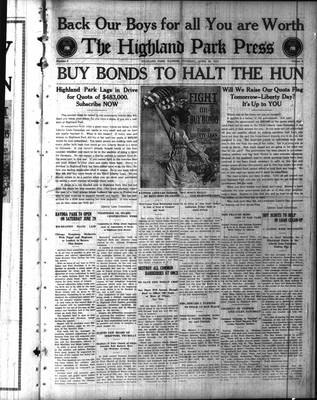 Highland Park Press (1912), 25 Apr 1918