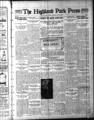 Highland Park Press (1912), 16 May 1918