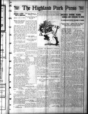 Highland Park Press (1912), 10 Oct 1918