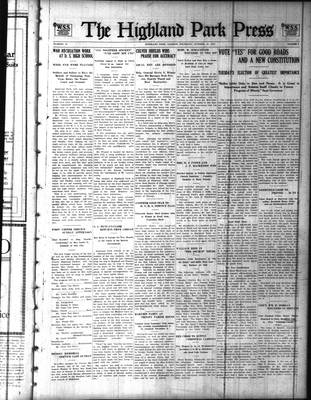 Highland Park Press (1912), 31 Oct 1918