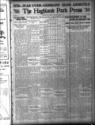 Highland Park Press (1912), 7 Nov 1918