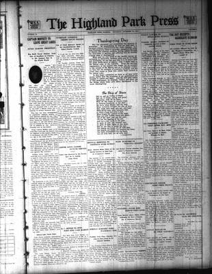 Highland Park Press (1912), 28 Nov 1918