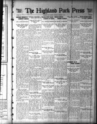 Highland Park Press (1912), 5 Dec 1918