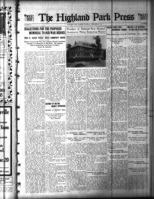 Highland Park Press (1912), 26 Dec 1918