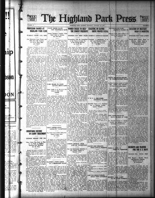 Highland Park Press (1912), 23 Jan 1919