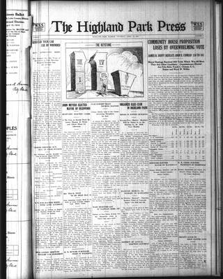 Highland Park Press (1912), 17 Apr 1919