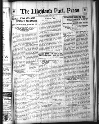 Highland Park Press (1912), 8 May 1919