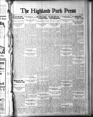 Highland Park Press (1912), 29 May 1919