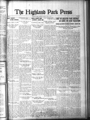 Highland Park Press (1912), 24 Jul 1919