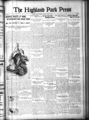 Highland Park Press (1912), 7 Aug 1919