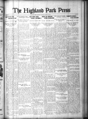 Highland Park Press (1912), 28 Aug 1919