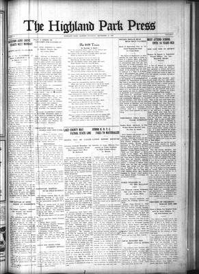 Highland Park Press (1912), 18 Sep 1919