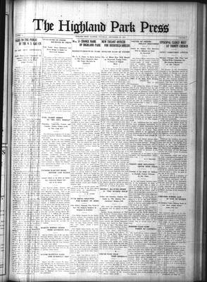 Highland Park Press (1912), 25 Sep 1919