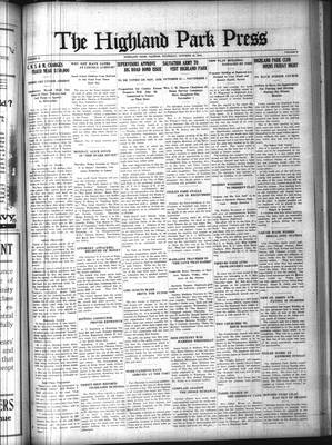 Highland Park Press (1912), 16 Oct 1919