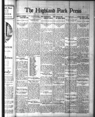 Highland Park Press (1912), 22 Jan 1920