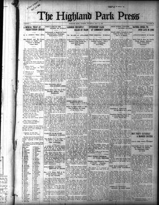 Highland Park Press (1912), 13 May 1920