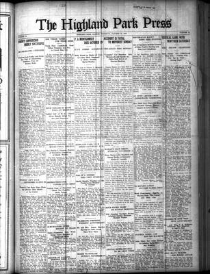 Highland Park Press (1912), 28 Oct 1920