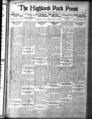 Highland Park Press (1912), 25 Nov 1920