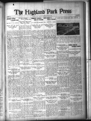 Highland Park Press (1912), 19 May 1921