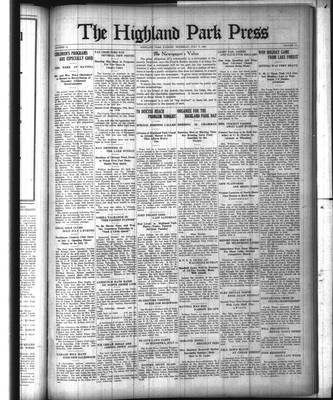 Highland Park Press (1912), 7 Jul 1921