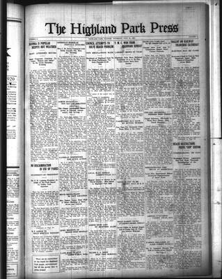 Highland Park Press (1912), 21 Jul 1921