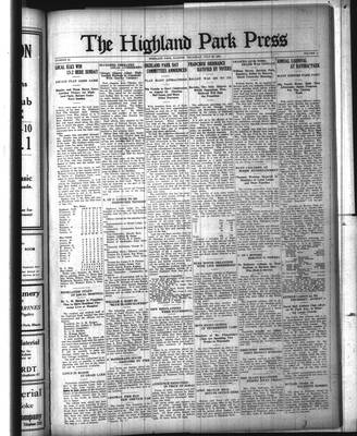 Highland Park Press (1912), 28 Jul 1921