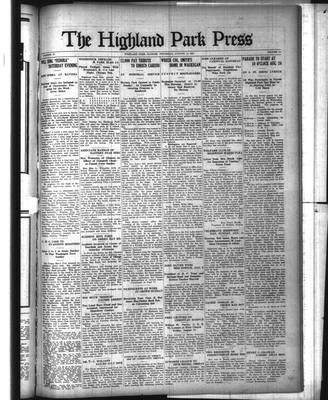 Highland Park Press (1912), 11 Aug 1921