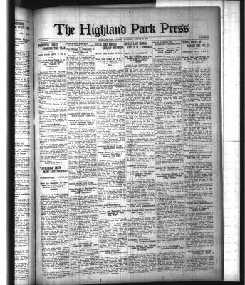 Highland Park Press (1912), 18 Aug 1921