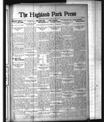 Highland Park Press (1912), 13 Oct 1921