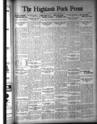 Highland Park Press (1912), 17 Nov 1921