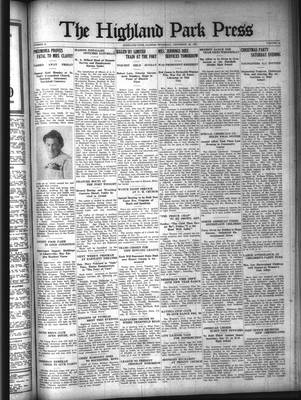 Highland Park Press (1912), 22 Dec 1921