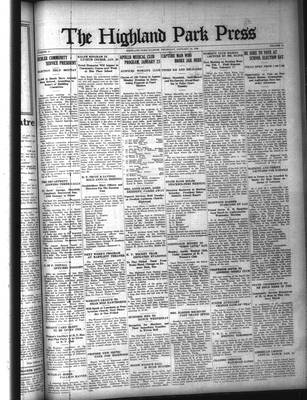 Highland Park Press (1912), 19 Jan 1922